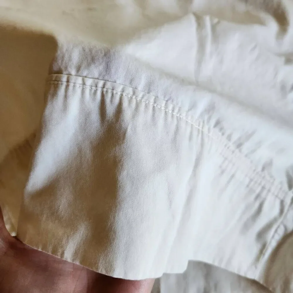 Long cream pillowcase 37x18